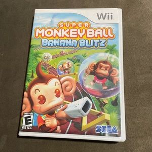 NINTENDO WII Super Monkey Ball Banana Blitz Game